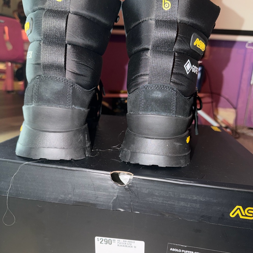 Asolo Black and Yellow Outdoor Boots - Picture 5 of 7